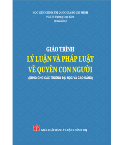 Giáo trình Lý luận và Pháp luật về Quyền con người